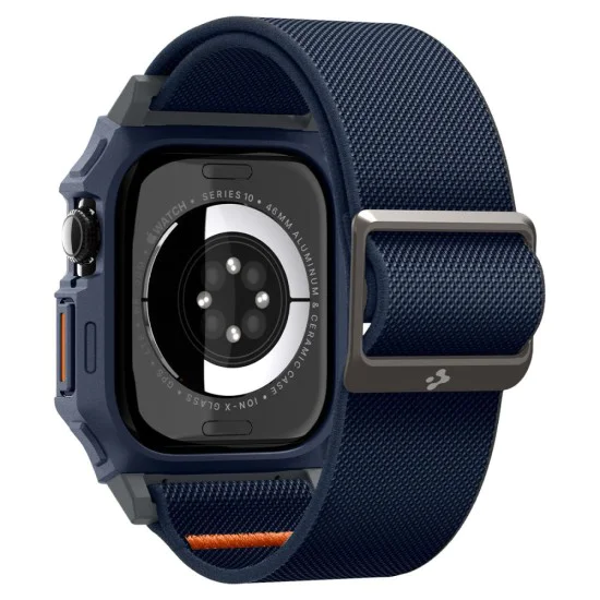 Каишка за часовник Apple Watch 10 46mm – Spigen Lite Fit Pro – Navy Blue