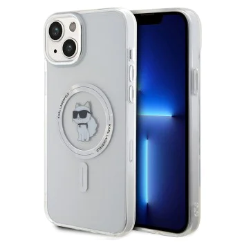 Калъф за iPhone 15 Plus - Karl Lagerfeld IML MagSafe (KLHMP15MHFCCCCNOT) - Choupette