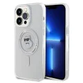 Калъф за iPhone 14 Pro Max - Karl Lagerfeld IML MagSafe (KLHMPMP14XHFHFCCNOT) - Transparent Choupette