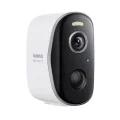 Външна камера за сигурност N1 Plus (S0TZ002130) - Baseus - 2K, 16GB, двупосочен разговор, нощно виждане, IP67, 10.500mAh - Лунно бяло