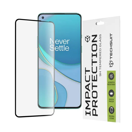 Протектор за OnePlus 8T - 111D Full Cover / Full Glue Glass - черно