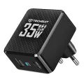 Зарядно устройство Priza GaN, USB, Type-C, 35W - (CHPD173) - Черно