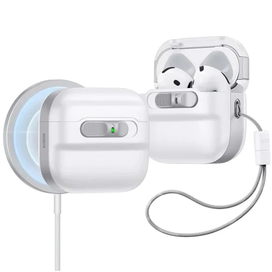 Калъф за Apple AirPods 4 - ESR Pulse Magnetic HaloLock - Бял