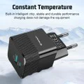 Зарядно Priza GaN, USB, Type-C, 25W - (CHPD216) - Черно