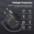 Зарядно Priza GaN, USB, Type-C, 25W - (CHPD216) - Черно