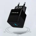 Зарядно Priza GaN, USB, Type-C, 25W - (CHPD216) - Черно