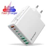 Зарядно устройство Priza 4 x USB, 4 X Type-C, бързо зареждане, 65 W - (CHPD224) - бяло