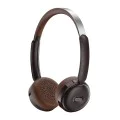 Havit - Безжични слушалки (H616BT) - На ухото, Bluetooth 5.4, 400mAh, Type-C - Кафяви
