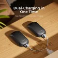 Нагреватели за ръце, Type-C, IP45, магнитни, с каишка, 2x 3000mAh - Ocoopa (UT3061-BK) - черни