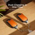 Нагревател за ръце UT3061-OG – Ocoopa UT4 Urban, USB-C, IP45, регулируема топлина, магнитен, с каишка, 2x 3000mAh – оранжев