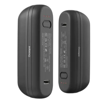 Нагревател за ръце UT2S-MINI-BK – Ocoopa UT2s Mini, Type-C, с Power Bank, Magnetic Design, MagTwins, 2x 2600mAh – Черен