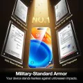 Протектор за iPhone 15 Pro Max - Torras GlassGo Tempered Screen Protector - черен