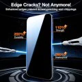 Протектор за iPhone 15 Pro Max - Torras GlassGo Tempered Screen Protector - черен