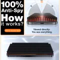 Протектор за iPhone 15 Pro Max - Torras GlassGo Epic Privacy - черен