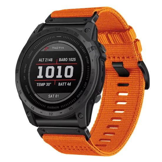 Каишка за Instinct 2S/2S Solar/Approach S70 42mm/fenix 7S Pro Sapphire Solar - Techsuit - Каишка за часовник QuickFit 20mm (W070) - Orange Blossom