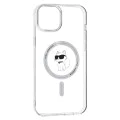 Калъф за iPhone 15 Plus - Karl Lagerfeld IML MagSafe (KLHMP15MHFCCCCNOT) - Choupette