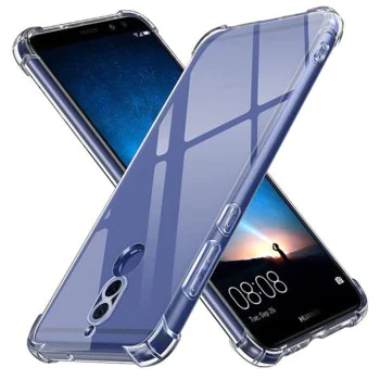 Калъф за Huawei Mate 10 Lite - Удароустойчив Clear Clear Silicone - Clear