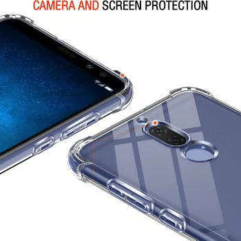 Калъф за Huawei Mate 10 Lite - Удароустойчив Clear Clear Silicone - Clear