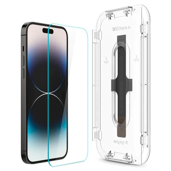 Протектор за iPhone 14 Pro Max (комплект от 2) - Spigen Glas.tR EZ FIT - Clear