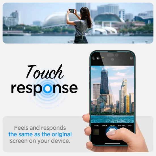 Протектор за iPhone 14 Pro Max (комплект от 2) - Spigen Glas.tR EZ FIT - Clear