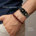 Каишка за часовник за Apple Watch 1/2/3/3/4/4/5/5/5/6/6/7/8/7/8/9/10/SE/SE/SE 2/Ultra/Ultra 2 (42/44/45/46/49 мм) - Каишка за часовник (W012) - Сребро