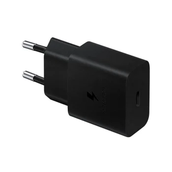 Зарядно устройство Priza Type-C 15W, бързо зареждане - Samsung (EP-T1510NBEGEU) - черно (опаковане на блистер)