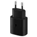 Samsung - Оригинално зарядно за стена (EP-TA800NBEGEU) - Бързо зареждане тип C, PD 25W - Черно (блистерна опаковка)