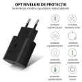 Samsung - Оригинално зарядно за стена (EP-TA800NBEGEU) - Бързо зареждане тип C, PD 25W - Черно (блистерна опаковка)