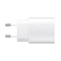 Зарядно устройство за бързо зареждане Priza, PD 25W - Samsung (EP-TA800NWEGEU) - бяло (блистерна опаковка)