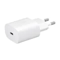 Зарядно устройство за бързо зареждане Priza, PD 25W - Samsung (EP-TA800NWEGEU) - бяло (блистерна опаковка)
