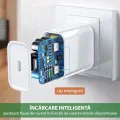 Зарядно устройство за бързо зареждане Priza, PD 25W - Samsung (EP-TA800NWEGEU) - бяло (блистерна опаковка)