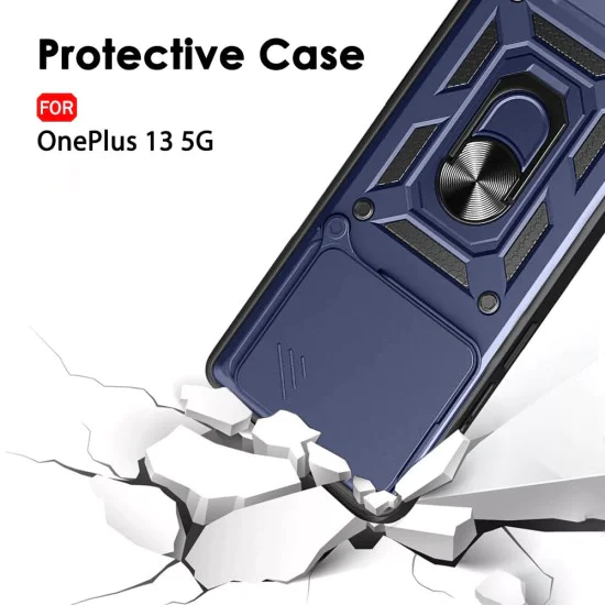 Калъф за OnePlus 13 - CamShield Series - син