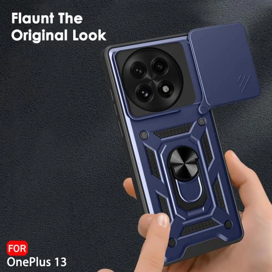 Калъф за OnePlus 13 - CamShield Series - син