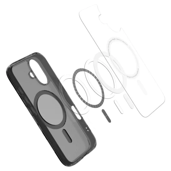 Калъф за iPhone 16 - Spigen - Ultra Hybrid T MagSafe - Frost Black