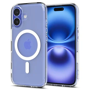 Калъф за iPhone 16 - Spigen - Ultra Hybrid T MagSafe - Бял