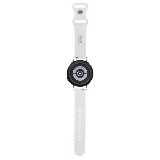 Каишка за Samsung Watch 4/5, Huawei Watch GT 3 (42mm)/GT 3 Pro (43mm) - Hello Kitty Strap Silicone Graffiti Tags (HKUWMSDIESK) - Черен