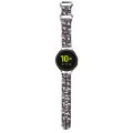 Каишка за Samsung Watch 4/5, Huawei Watch GT 3 (42mm)/GT 3 Pro (43mm) - Hello Kitty Strap Silicone Graffiti Tags (HKUWMSDIESK) - Черен