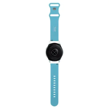 Каишка за Samsung Watch (46mm)/Watch 3, Huawei Watch GT 2/GT 3 (46mm) - Hello Kitty Strap Silicone Kitty Head (HKUWWLSCHBLB) - Син