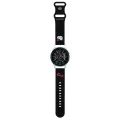 Каишка за Samsung Watch (46mm)/Watch 3, Huawei Watch GT 2/GT 3 (46mm) - Hello Kitty Strap Silicone Kitty Head (HKUWWLSCHBLK) - Черен