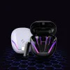 Безжични слушалки за видео игри, Bluetooth 5.3, RGB, Type-C, 400mAh - Havit (TW970) - Бял