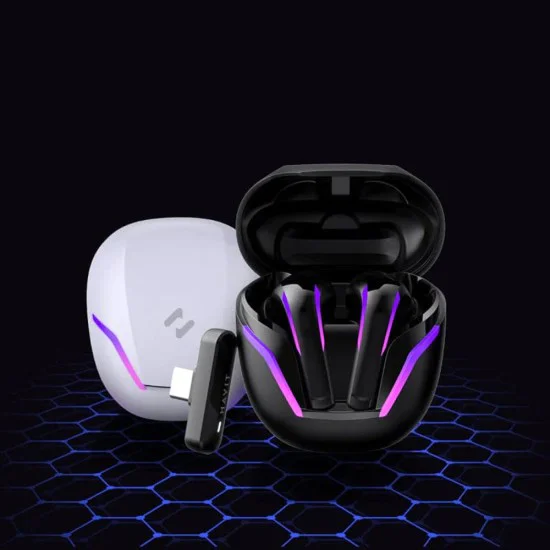 Безжични слушалки за видео игри, Bluetooth 5.3, RGB, Type-C, 400mAh - Havit (TW970) - Бял
