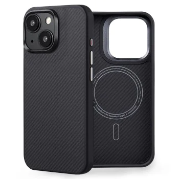 Калъф за iPhone 15 Plus - Edizard Pro MagSafe Case - черен