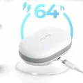 Безжични слушалки с отворено ухо, Bluetooth 5.4, TWS, ENC, IPX5, Type-C, 1000mAh, приложение Havit Life - Havit (OWS915) - бял