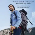 Bluetooth 5.3 безжични слушалки, TWS, USB-C, 500mAh - Havit (OWS914) - бежови