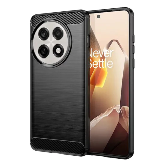 Калъф за OnePlus 13R - Carbon Silicone - Черен