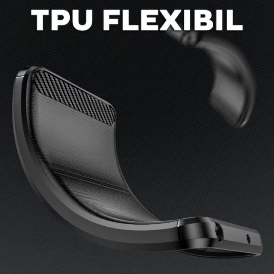 Калъф за OnePlus 13R - Carbon Silicone - Черен