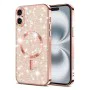 Калъф за iPhone 16 Plus - Luxury Glitter MagSafe - Rose Gold