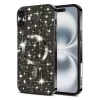 Калъф за iPhone 16 Plus - Luxury Glitter MagSafe - Черен