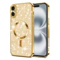 Калъф за iPhone 16 - Луксозен блясък MagSafe MagSafe - Златен