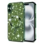 Калъф за iPhone 16 - Luxury Glitter MagSafe - Deep Green